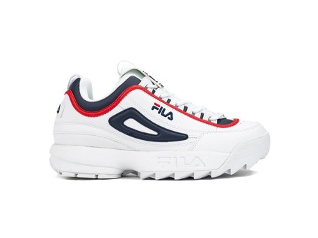 FILA DISRUPTOR CB LOW WHITE FILA NAVY-1010575-01M-img-1