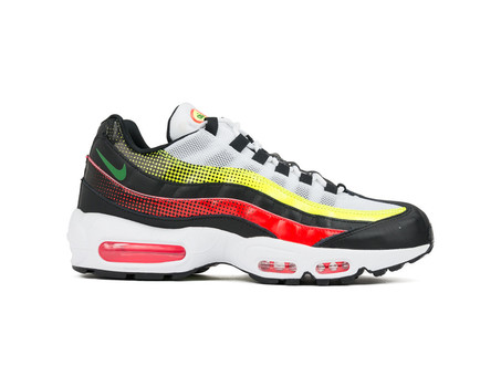 NIKE AIR MAX 95 SE BLACK ALOE VERDE-BRIGHT CRIMSON-AJ2018-004-img-1