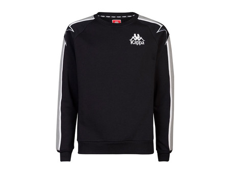 KAPPA PULLOVER SANCHEZ BLACK GREY-3030CL0-902-img-1