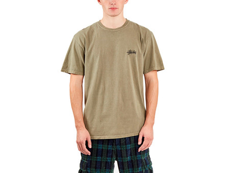STUSSY 8 BALL PIG. DYED TEE ARMY-1904276-AR-img-1