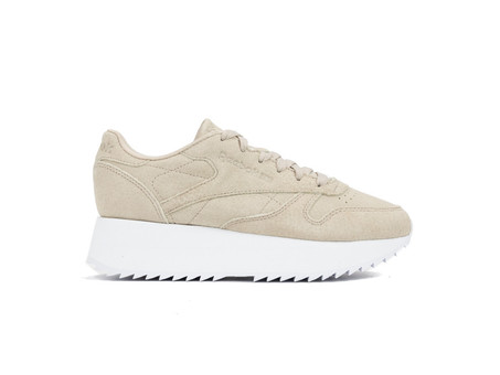 REEBOK CL LTHR DOUBLE LIGHT SAND WHITE-DV3629-img-1