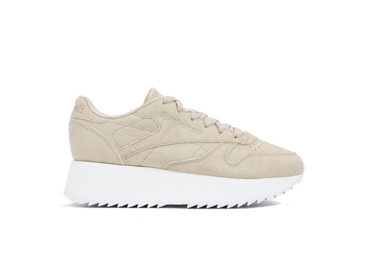 REEBOK CL LTHR DOUBLE LIGHT SAND WHITE-DV3629-img-1