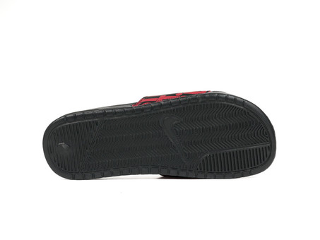 NIKE BENASSI JUST DO IT. PRINT BLACK UNIVERSITY RED-631261-025-img-6