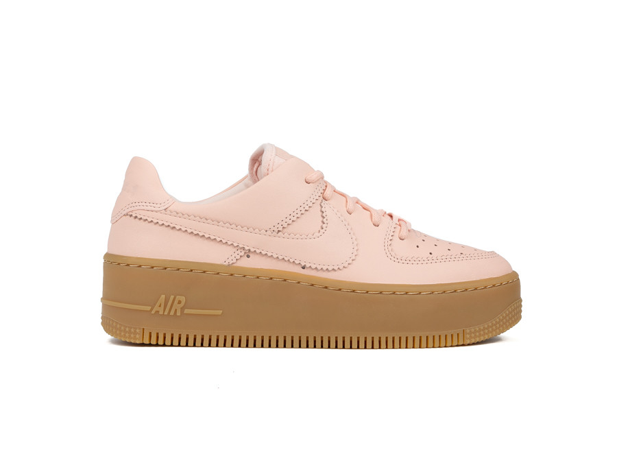NIKE AIR FORCE 1 SAGE LOW LX WASHED CORAL-WASHED CORAL - AR5409-600 - - TheSneakerOne