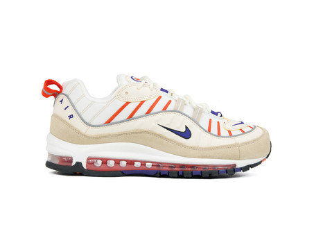 NIKE AIR MAX 98 SAIL COURT PURPLE-LIGHT CREAM-DESERT ORE-640744-108-img-1