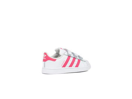 ADIDAS SUPERSTAR CF I WHITE PINK-CG6638-img-3