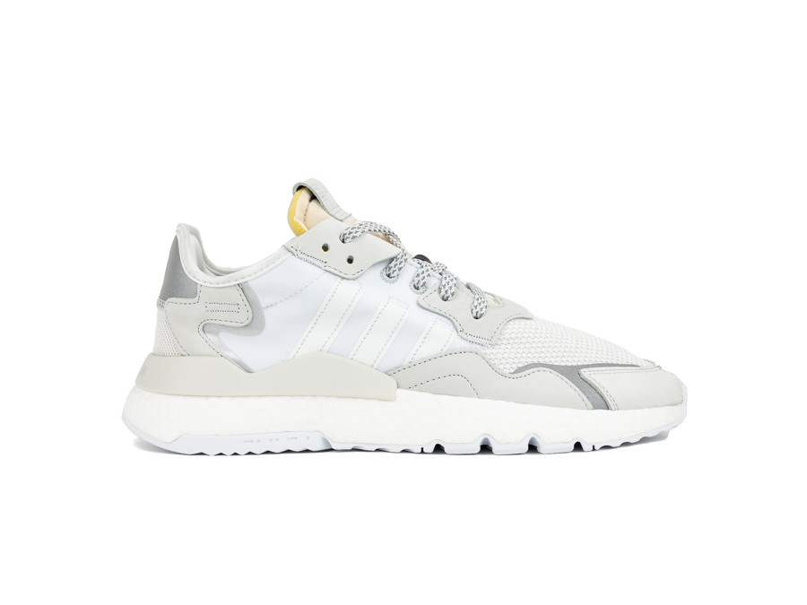 vino Acuoso jefe ADIDAS NITE JOGGER WHITE