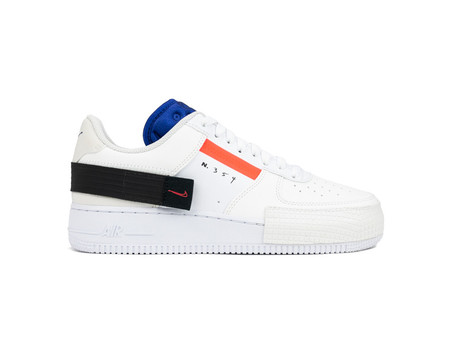 NIKE AIR FORCE 1 TYPE SUMMIT WHITE RED ORBIT-CI0054-100-img-1