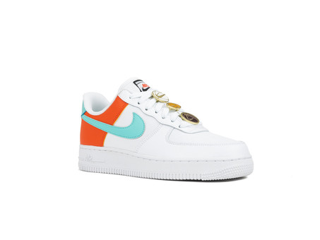 NIKE AIR FORCE 1 '07 SE SHOE WHITE LIGHT AQUA-AA0287-106-img-2