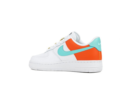 NIKE AIR FORCE 1 '07 SE SHOE WHITE LIGHT AQUA-AA0287-106-img-4