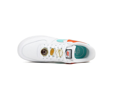 NIKE AIR FORCE 1 '07 SE SHOE WHITE LIGHT AQUA-AA0287-106-img-5