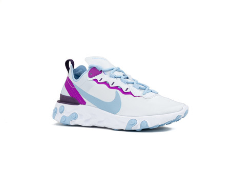 NIKE REACT ELEMENT 55 FOOTBALL GREY PSYCHIC BLUE-BQ2728-008-img-2