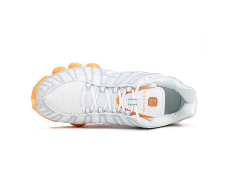 NIKE SHOX TL WHITE PURE PLATINUM ORANGE-AR3566-101-img-5