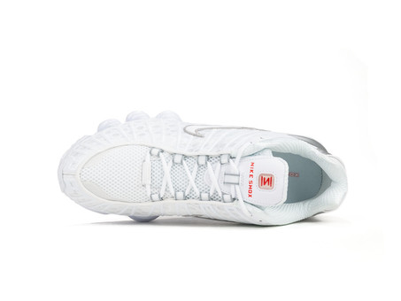 NIKE SHOX TL WHITE-WHITE-METALLIC SILVER-MAX ORANGE-AR3566-100-img-5