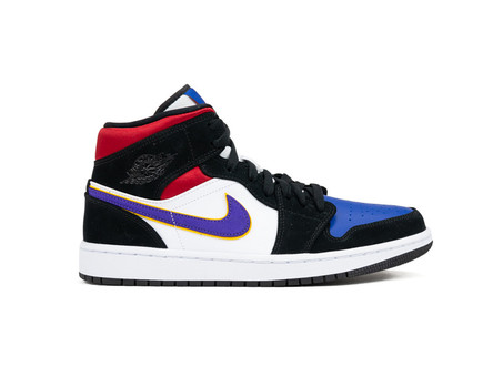 AIR JORDAN 1 MID SE 100 FIELD PURPLE WHITE GYM RED-852542-005-img-1