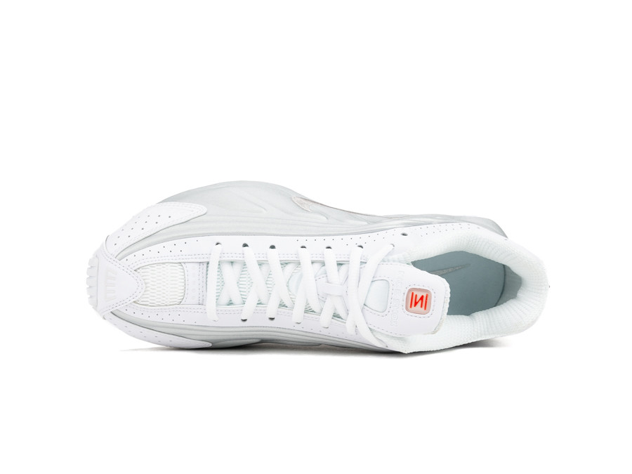 SHOX R4 WHITE METALLIC SILVER - 104265-131 - - TheSneakerOne