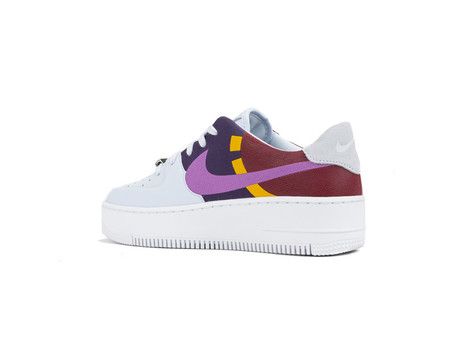 NIKE AIR FORCE 1 SAGE LOW LX FOOTBALL GREY DARK ORCHID TEAM RED-BV1976-003-img-4