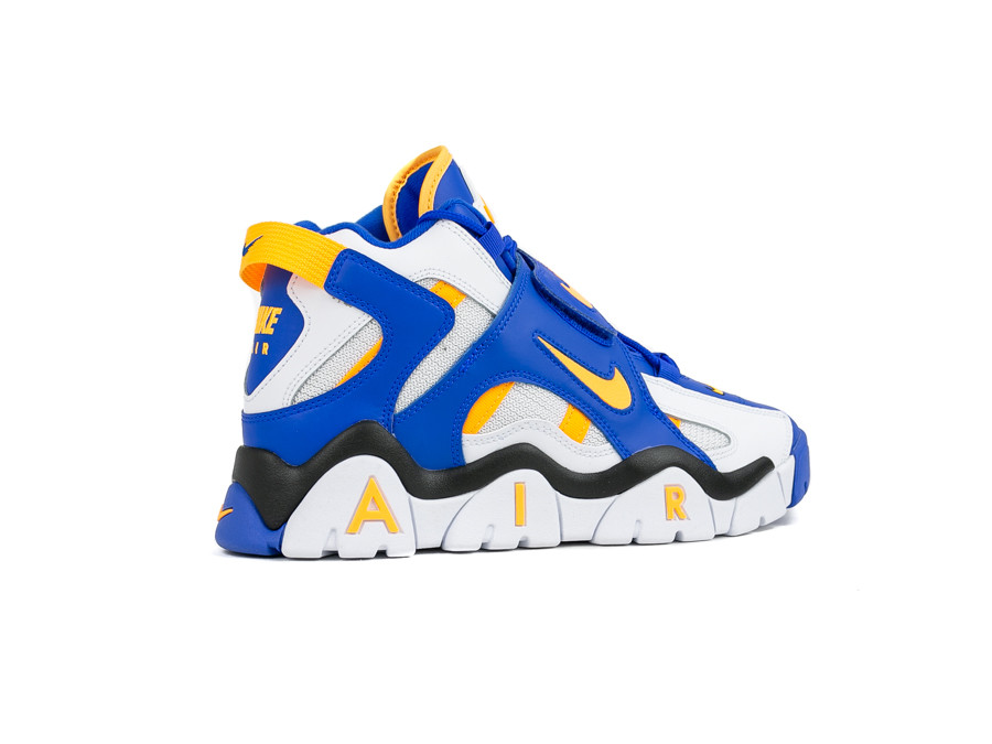 NIKE AIR BARRAGE MID WHITE LASER RACER - AT7847-100 - - TheSneakerOne