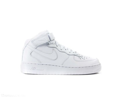 NIKE WMNS AIR FORCE 1 MID SHOE-366731-100-img-1