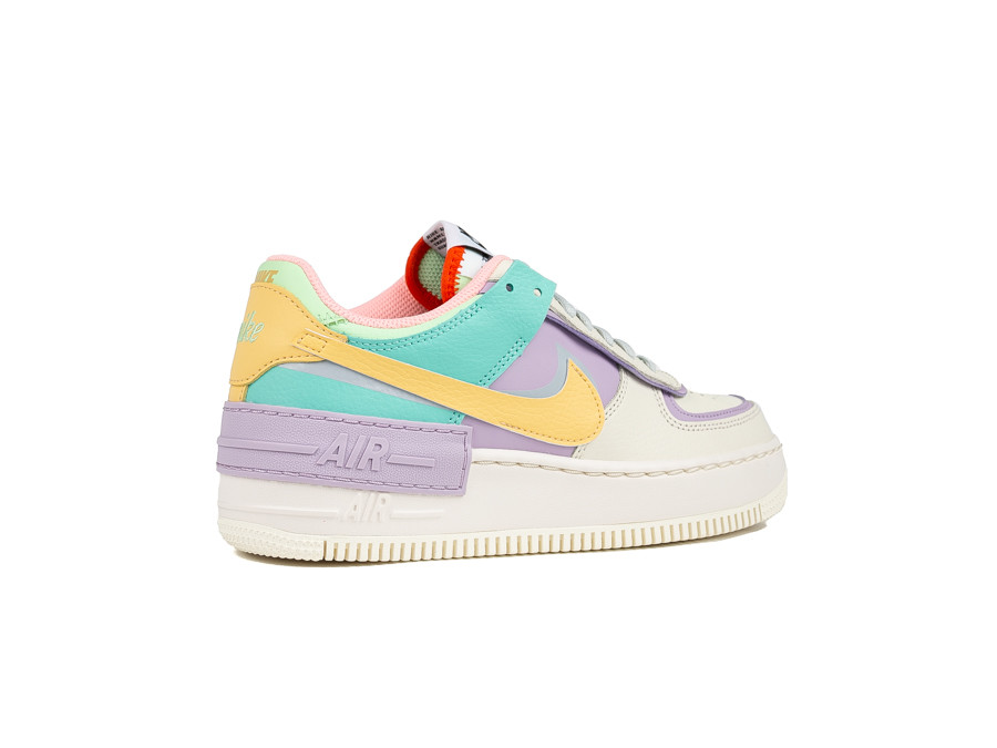 Nike Women's Air Force 1 Shadow Pale Ivory/Celestial Gold - CI0919