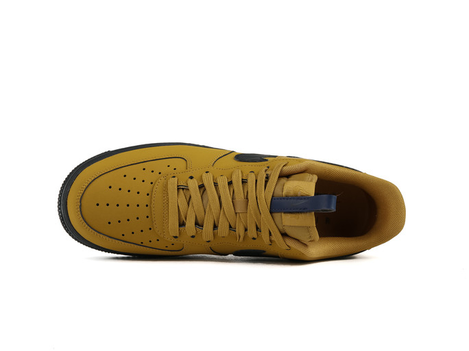 nike air force 1 07 wheat black midnight navy