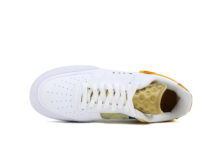 NIKE AIR FORCE 1 WHITE UNIVERSITY GOLD GOLD SUEDE - AT7859-100 - proximamente - TheSneakerOne