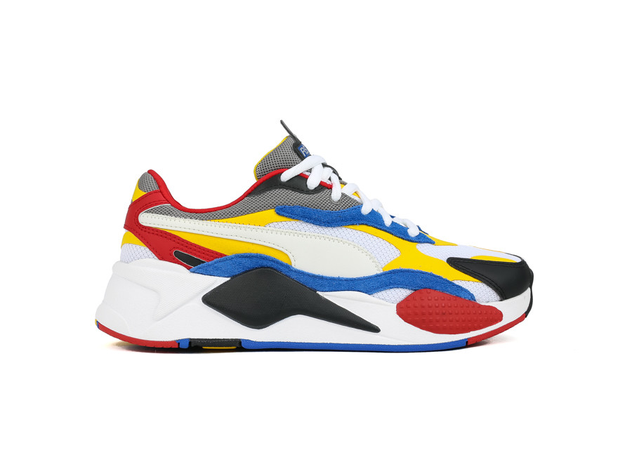 PUMA RS-X_ PUZZLE WHITE-SPECTRA YELLOW