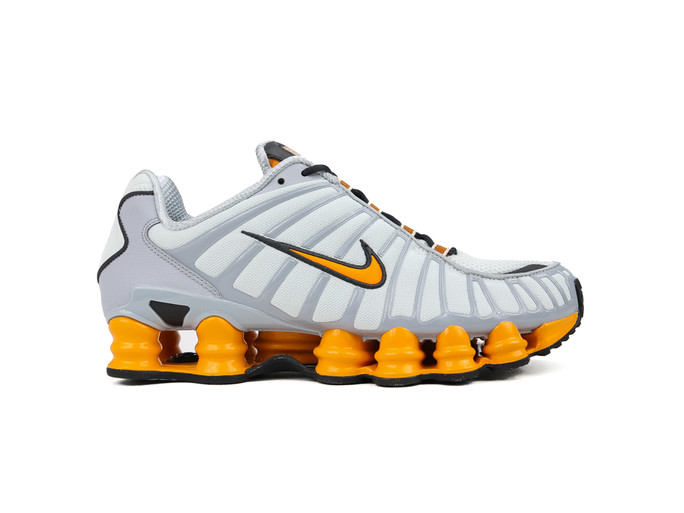 nike shox tl white orange