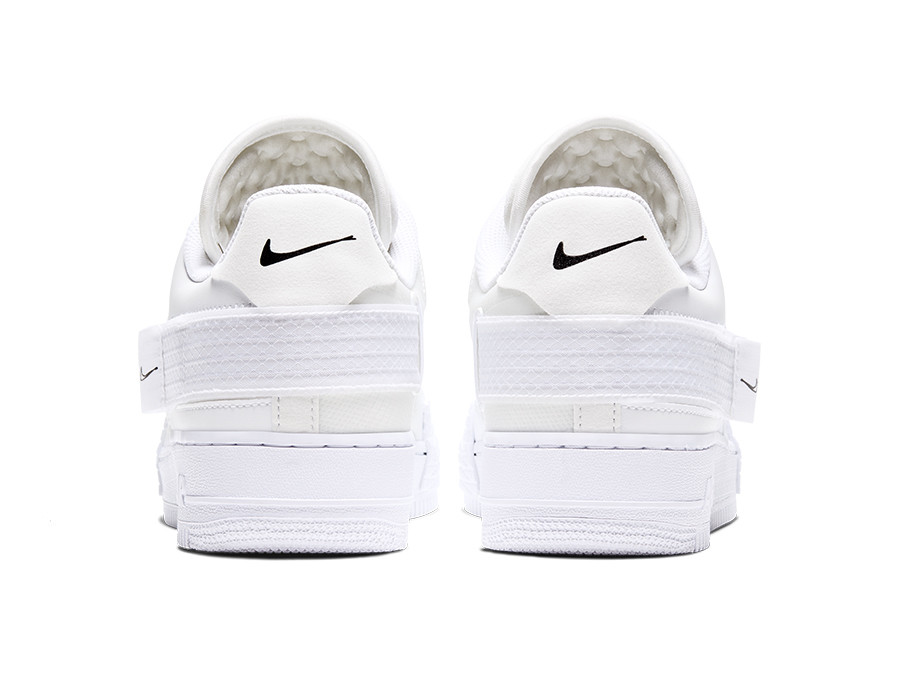 nike air force 1 type white white