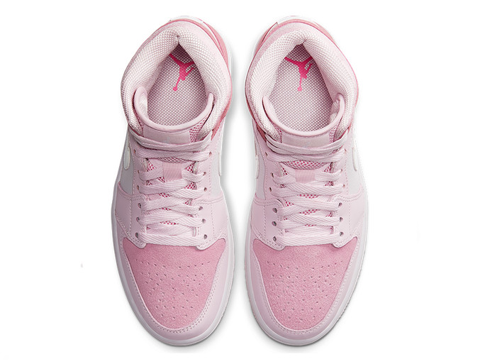 AIR JORDAN 1 MID DIGITAL PINK WMNS CW5379600 SNEAKERS MUJER