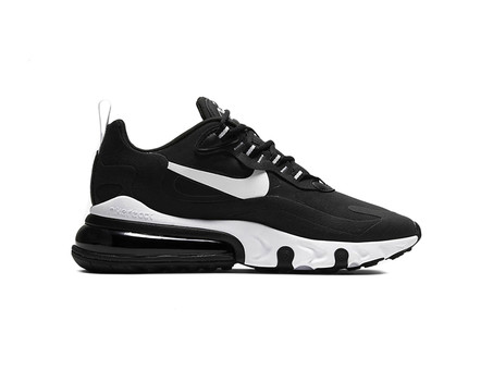 nike air max 270 react women's black and white