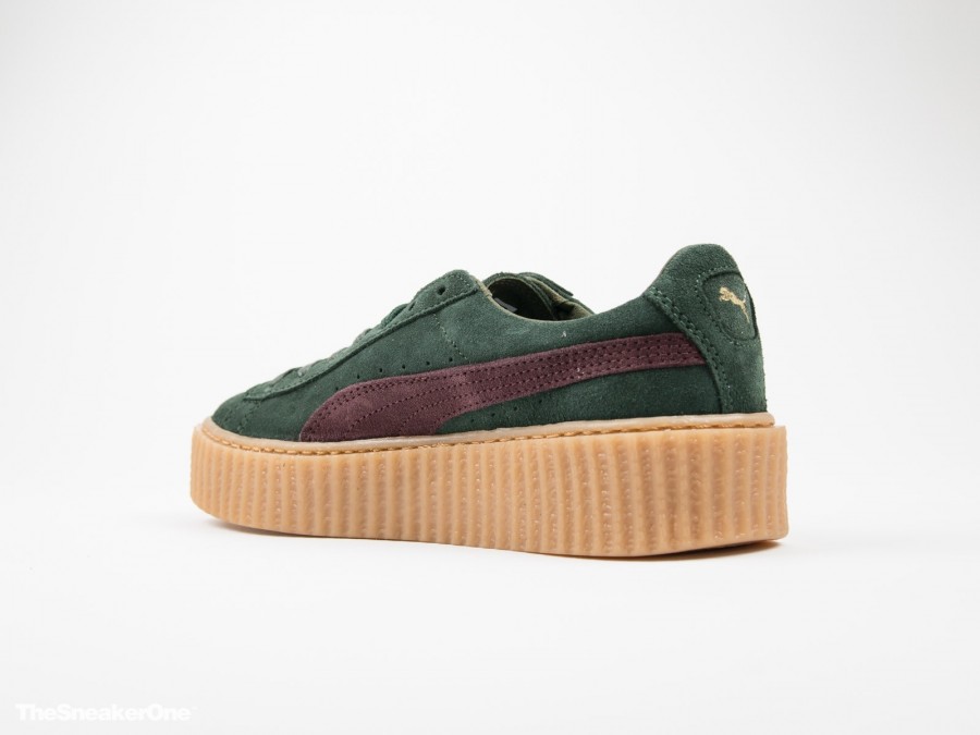 Puma Rihanna Suede - verde & bordeaux - 36100507 - TheSneakerOne