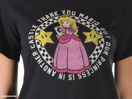 Camiseta Princesa Peach negro - Nintendo Vans-VYYOBLK-img-2