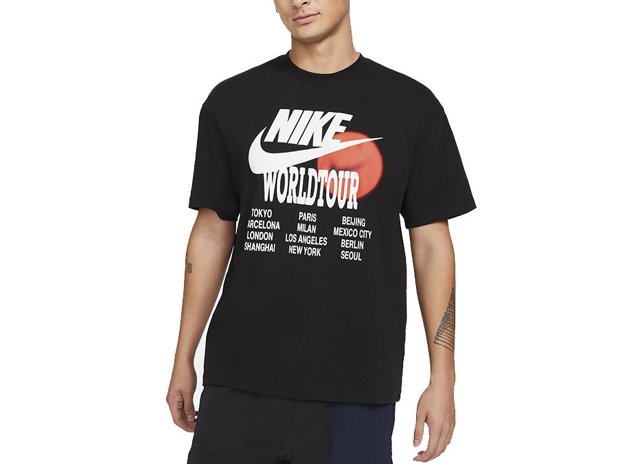 Camiseta Nike World Tour Black - - CAMISETAS - TheSneakerOne
