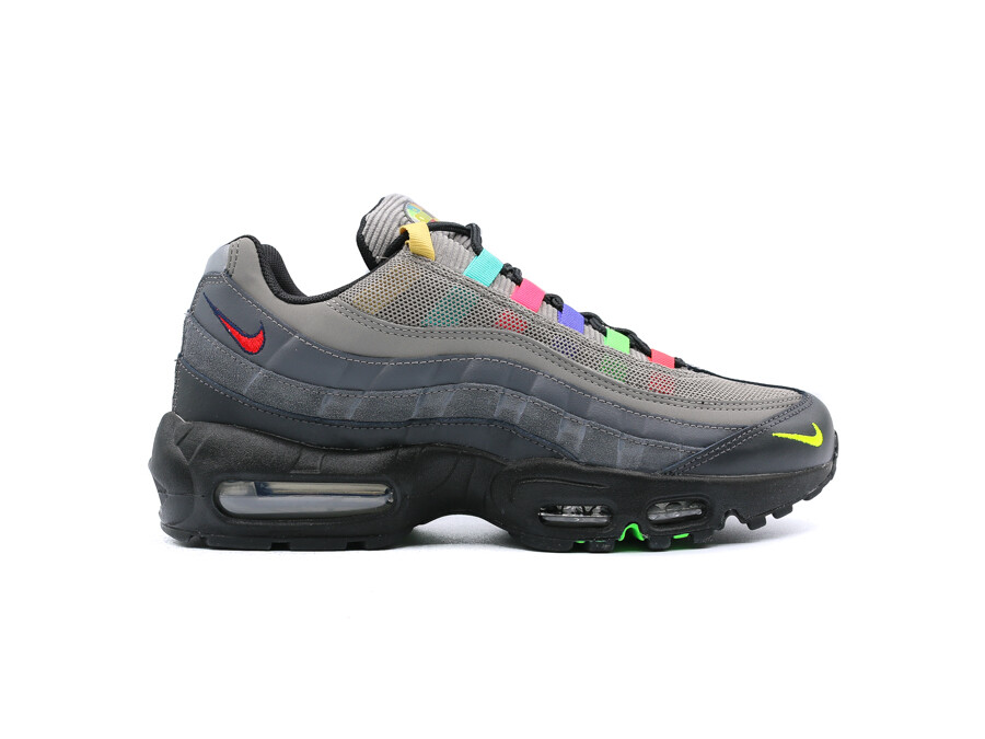 Nike Air 95 light charcoal red-black - CW6575-001 - ZAPATILLAS SNEAKER - TheSneakerOne