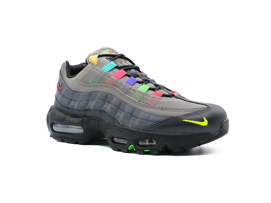 Nike Air 95 light charcoal red-black - CW6575-001 - ZAPATILLAS SNEAKER - TheSneakerOne