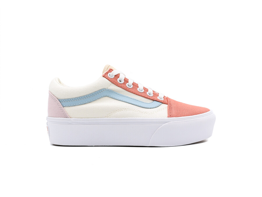 Vans UA Old Skool Platform twill pastel - VN0A5KX99MK1 SNEAKERS MUJER - TheSneakerOne