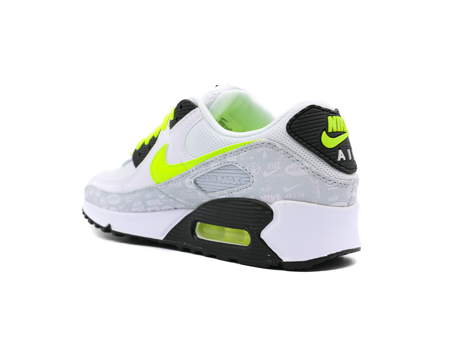 Nike 90 white-volt-black-pure platinum - DB0625-100 - zapatillas sneaker - TheSneakerOne