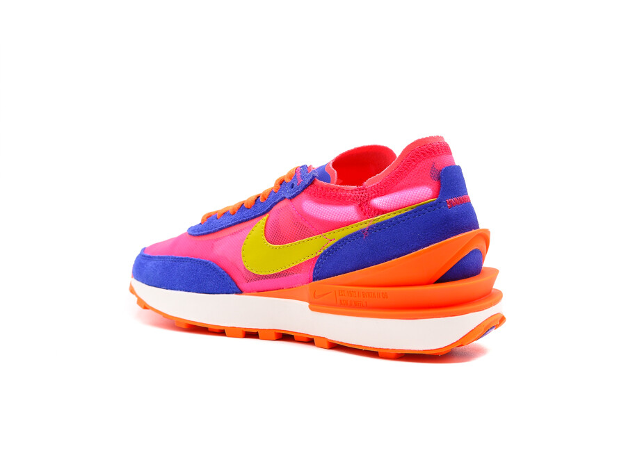 Nike Waffle One Racer Blue Bright Citron DC2533400 TheSneakerOne