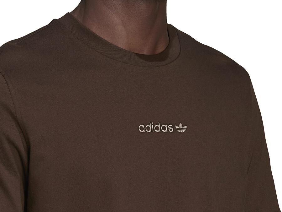 Camiseta logo tee marrón HP0442 - CAMISETAS - TheSneakerOne