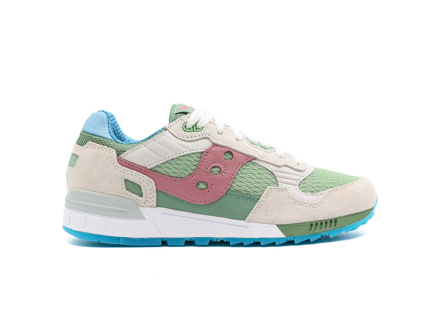 SAUCONY SHADOW 5000 GALAPAGOS - WHITE GREEN