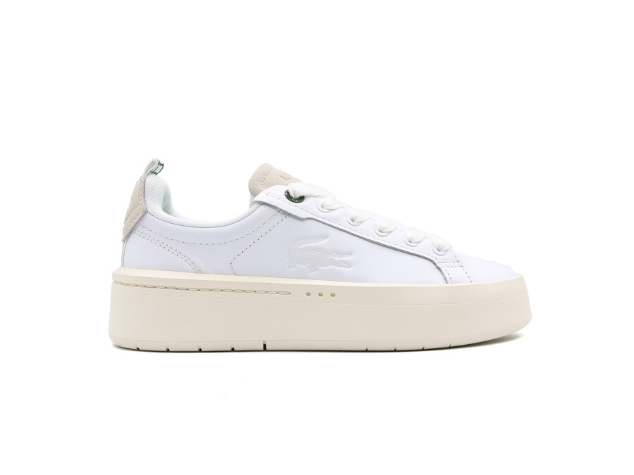 LACOSTE CARNABY PLATFORM WHITE