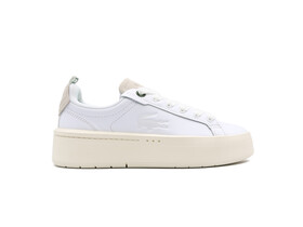LACOSTE CARNABY PLATFORM WHITE