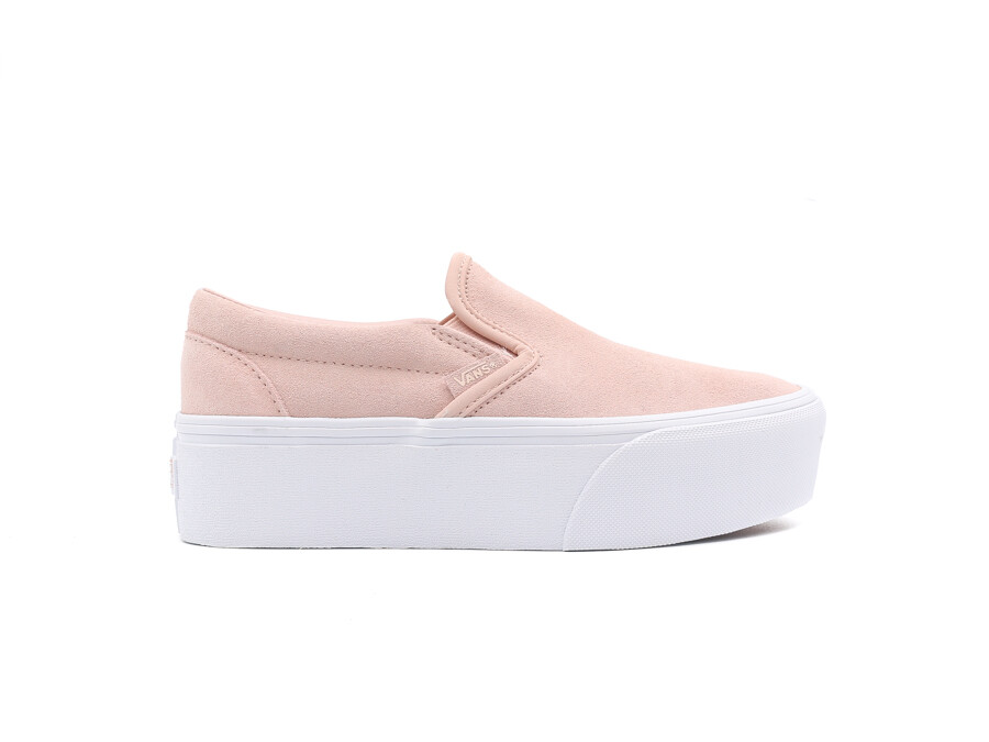 VANS UA CLASSIC SLIP-ON STACKFORM MONO ROSE SMOKE