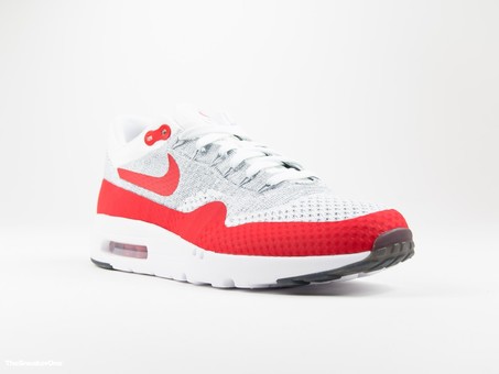 Nike Air Max 1 Ultra Flyknit | White/Red-843384-101-img-1