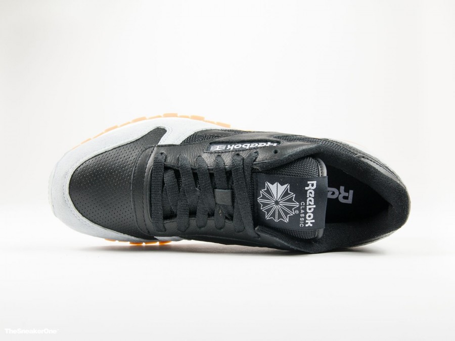 Reebok Leather Perfect Split Black/Black - AR1895 TheSneakerOne