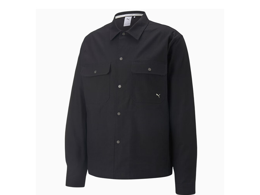 CAMISA PUMA MMQ RIPSTOP OVERSHIRT BLACK