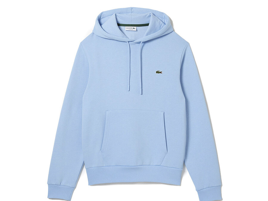 SUDADERA LACOSTE HOODIE OVERVIEW BLUE