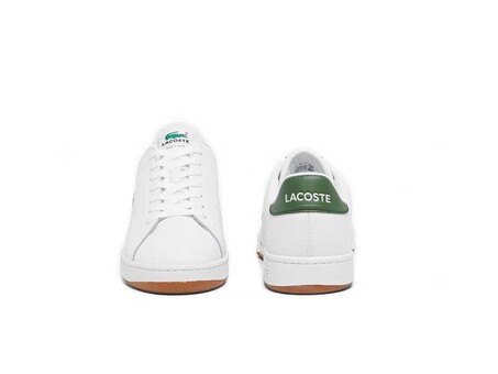 LACOSTE CARNABY CUP SNEAKERS WHITE DARK GREEN 49SMA0036-1R5