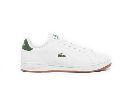 LACOSTE CARNABY CUP SNEAKERS WHITE DARK GREEN 49SMA0036-1R5